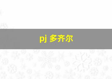 pj 多齐尔